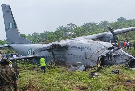 NAF Confirms Military Aircraft Crash in Ondo as Search for 32 Onboard Continues